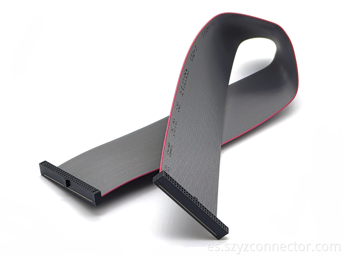 IDC Flat Cable Connecting Wire Red Edge